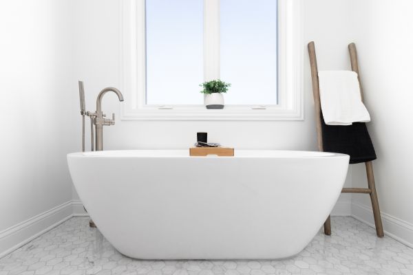 Freestanding Tub Installation in Demotte