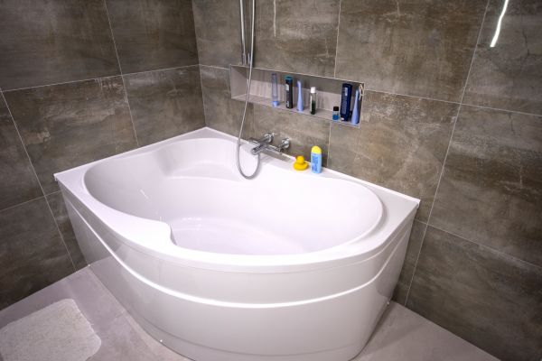 Large Bathtub Installation in Demotte